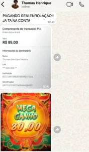 Avaliação Jogador que Ganhou no Jogo do Touro Sortudo Oficial